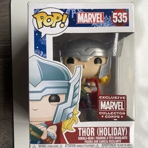 Funko Pop! Marvel: Holiday Classic Thor #535 Collector Corps Exclusive Figure